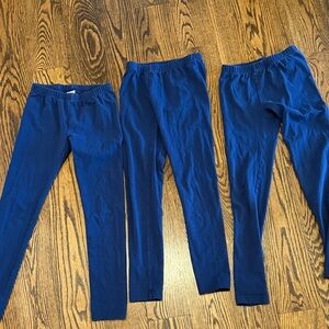 Hanna Andersson Navy Blue Kids Leggings used size 10